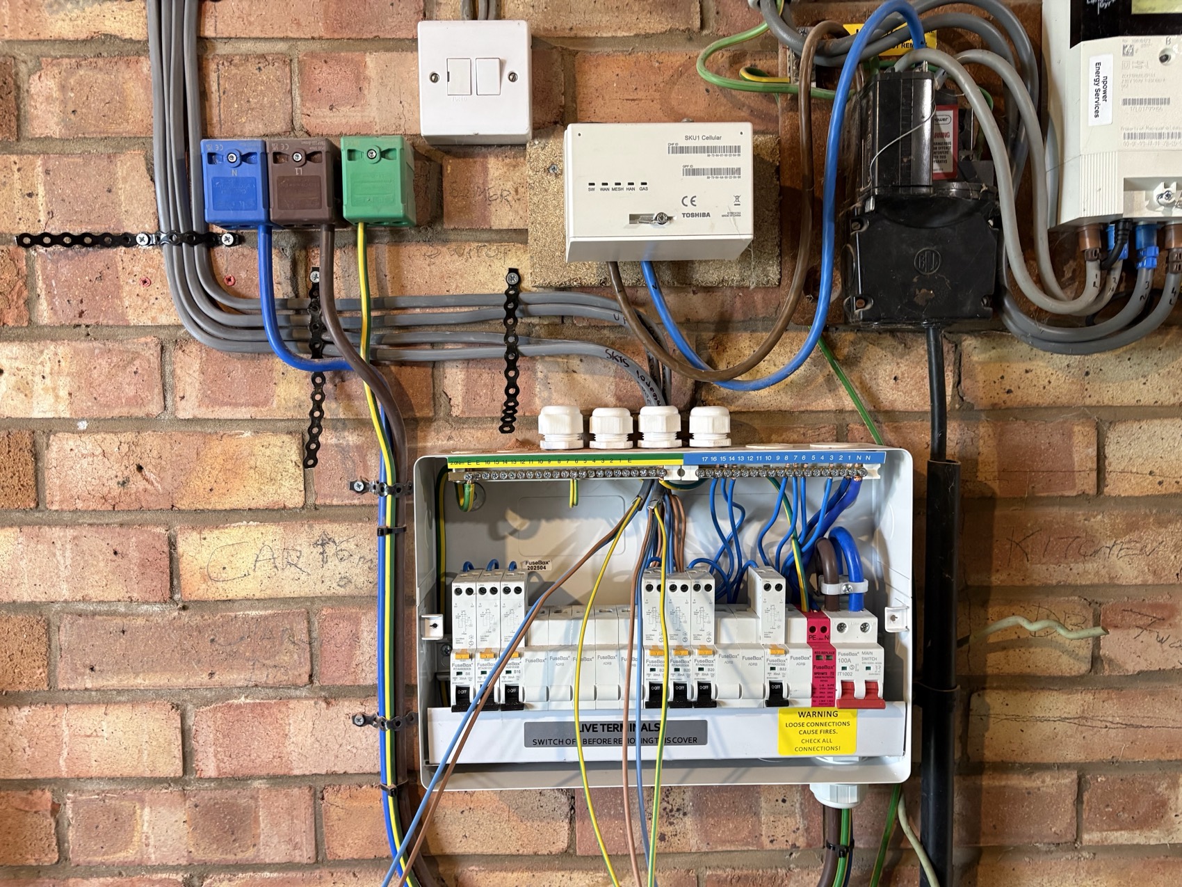 Controls, clipped and labelled